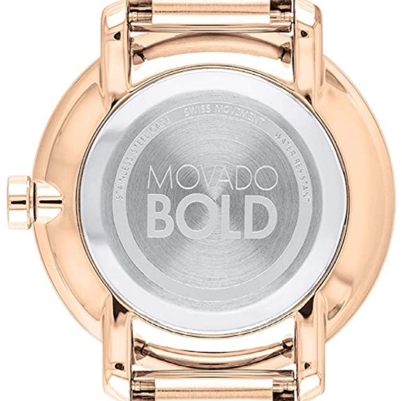 Movado Bold Rose Gold Sugar Dial Woman's Watch - Picture 8 of 10